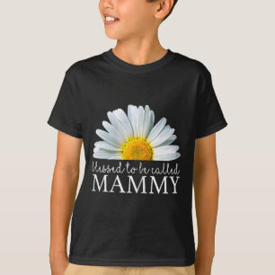 T-shirt Bénie d'être appelée mamy fleur de marguerite fête