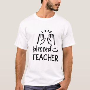 T-shirt Bénie Foi Enseignant Retour À L'École T-Chemise