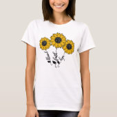 T-shirt Bénie foi Hope Sunflowers (Devant)