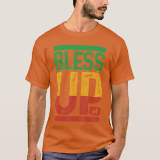 T-shirt Bénis Reggae Musique Rastafari Lion de Juda Rast