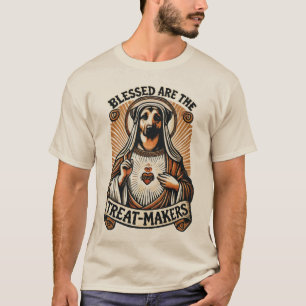 T-shirt Bénis sont les traiteurs, drôle et humour de chien