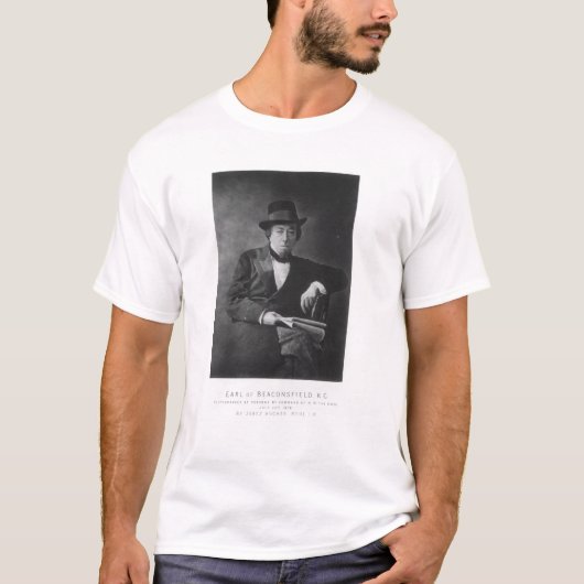 T-shirt Benjamin Disraeli, ęr comte de Beaconsfield (Devant)
