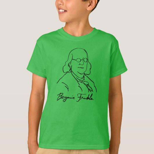 T-shirt Benjamin Franklin (Devant)