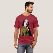 T-shirt Benjamin Franklin dans le style Pop Art (Devant entier)
