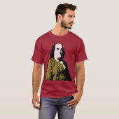 T-shirt Benjamin Franklin dans le style Pop Art (Devant entier)