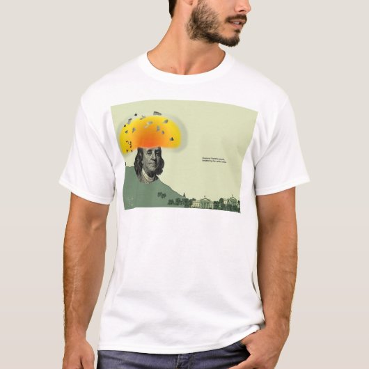 T-shirt "Benjamin Franklin éclate", 2000 (Devant)