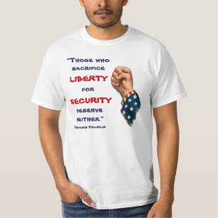 T-shirt Benjamin Franklin Liberty Shirt