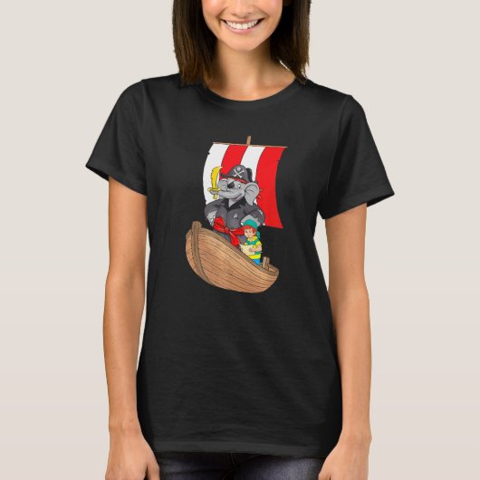 T-shirt Benjamin Le Pirate Eléphant (Devant)
