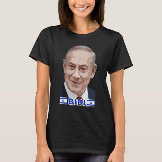 T-shirt Benjamin Netanyahu   Bibi  Prime Minister of State (Devant)
