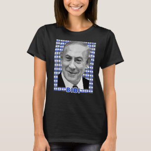 T-shirt Benjamin Netanyahu Premier ministre Portrait Drape