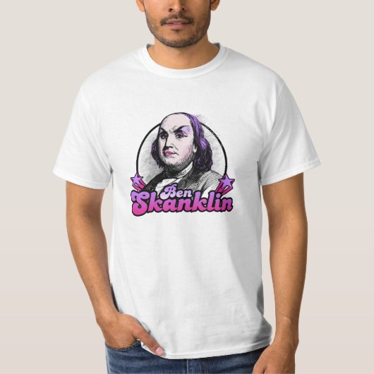 T-shirt Benjamin Skanklin (Devant)
