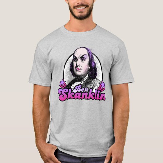 T-shirt Benjamin Skanklin (Devant)