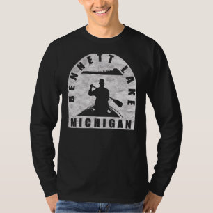 T-shirt Bennett Lake Canoeing Michigan