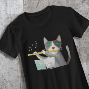 T-shirt Benny le chat joueur de flûte