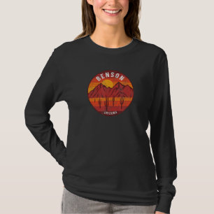 T-shirt Benson Arizona Vintage Cactus Sunset Desert Landsc
