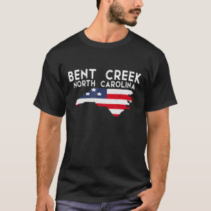 T-shirt Bent Creek Caroline du Nord États-Unis Amérique Vo
