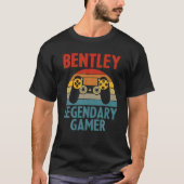 T-shirt BENTLEY Nom cadeau Personnalisé Funny Gaming Geek (Devant)