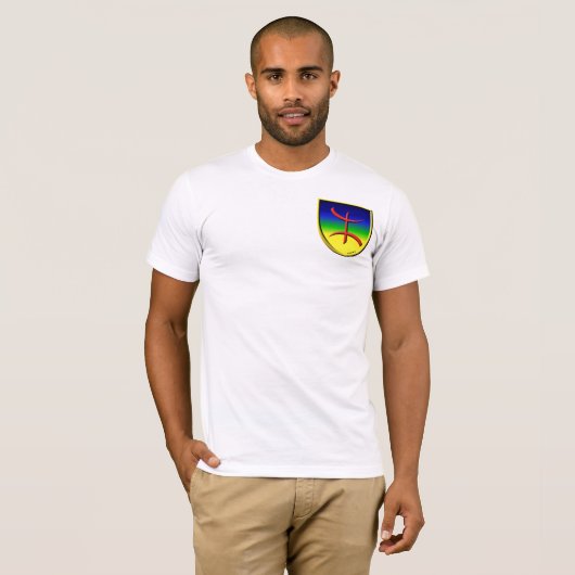 T-shirt berbere de blason (Devant entier)