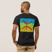 T-shirt Berbere de Drapeau (Dos entier)
