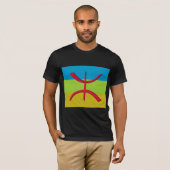 T-shirt Berbere de Drapeau (Devant entier)