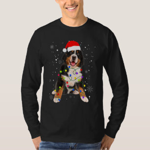 T-shirt Berese Mountain Dog Lights Christmas Matching Fam