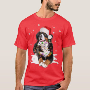T-shirt Berese Mountain Dog Lights Christmas Matching Fam