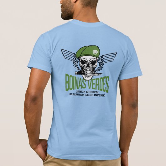 T-shirt Bérets verts portugais (Dos)