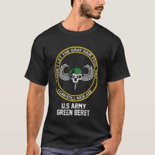 T-shirt Bérets verts retraités homme drôle ancien de la fo