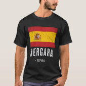 T-shirt Bergara Espagne Es Drapeau Ville Bandera Ropa (Devant)