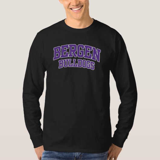 T-shirt Bergen Community College Bulldogs 01 (Devant)