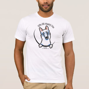 T-shirt Berger allemand blanc IAAM