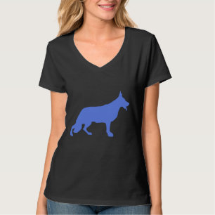 T-shirt Berger allemand bleu