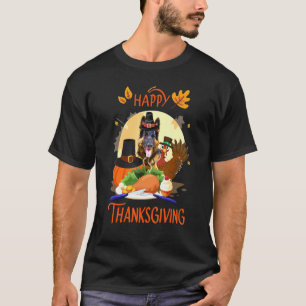 T-shirt Berger allemand Bon thanksgiving pèlerin Turquie