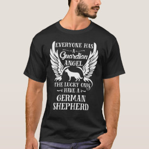 T-shirt Berger allemand chien gardien d'ange