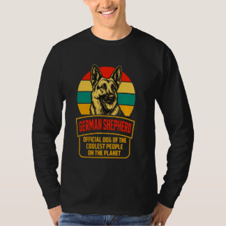 T-shirt Berger Allemand Chien Officiel des Personnes Cool