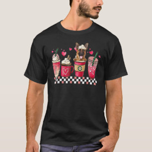 T-shirt Berger Allemand de la Saint-Valentin Café Cœur Fem