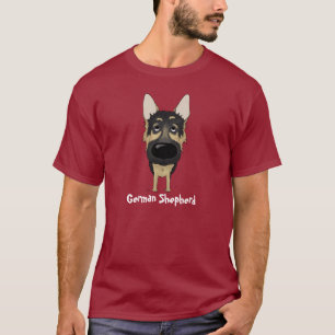 T-shirt Berger allemand - grand nez et bout