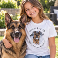 Berger Allemand GSD Photo La vie est meilleure fil