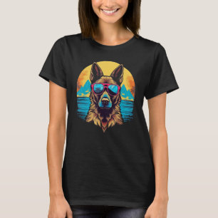 T-shirt Berger Allemand Hommes Femmes Enfants_1
