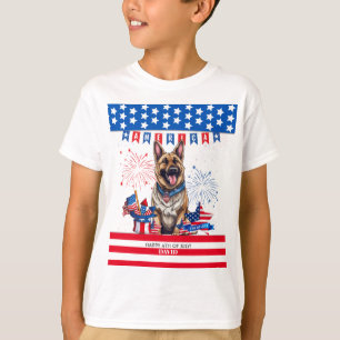 T-shirt Berger Allemand Joyeux 4 juillet Fête de l'Indépen