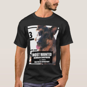 T-shirt Berger allemand le plus Recherché mignon chien D
