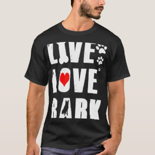 T-shirt berger allemand Live Love Bark