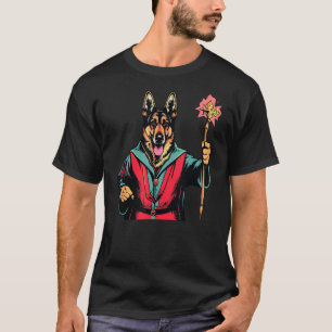 T-shirt Berger Allemand Magicien Drôle de Chien Magique