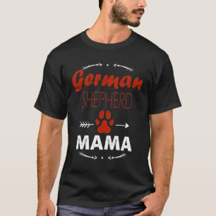 T-shirt Berger allemand Mama Flèches Chien