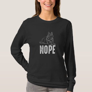 T-shirt Berger allemand Merch Nope Chien