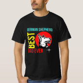 T-shirt Berger allemand papa, Chien papa (Devant)
