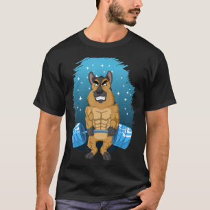 T-shirt Berger Allemand Poids Levant De La Mort Gym Hommes