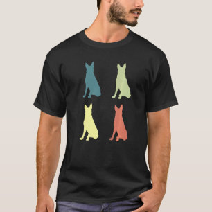T-shirt Berger allemand rétro Silhouettes Propriétaire de 