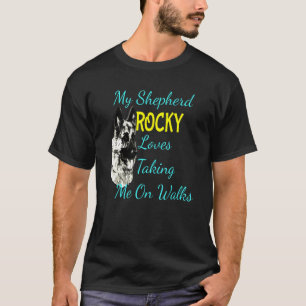 T-shirt Berger allemand Rocky Dog Love
