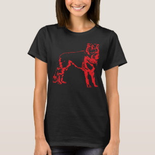 T-shirt Berger allemand rouge